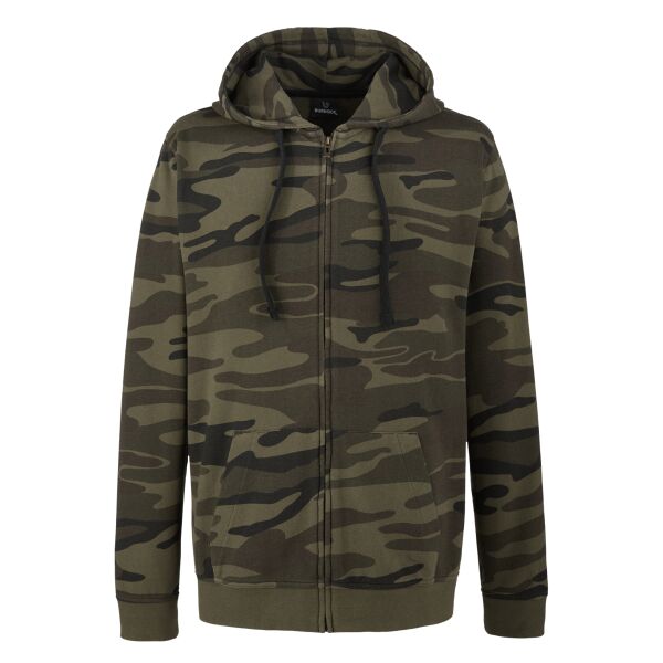 Men's Camo Full-Zip Hooded Sweatshirt Thumbnail