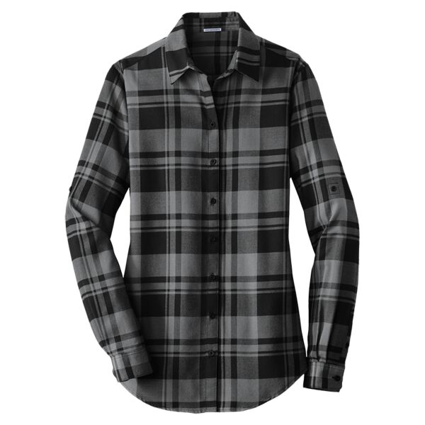 Ladies Plaid Flannel Tunic - Expo Thumbnail