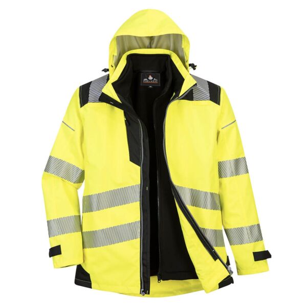 PW3 Hi-Vis 3-in-1 Jacket Thumbnail