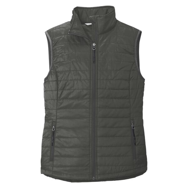 Ladies Packable Puffy Vest Thumbnail