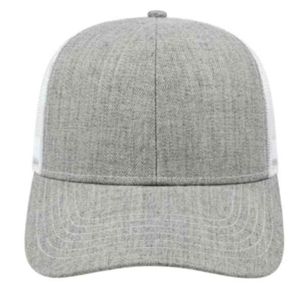 Blended Wool Acrylic Trucker Mesh Back Cap Thumbnail