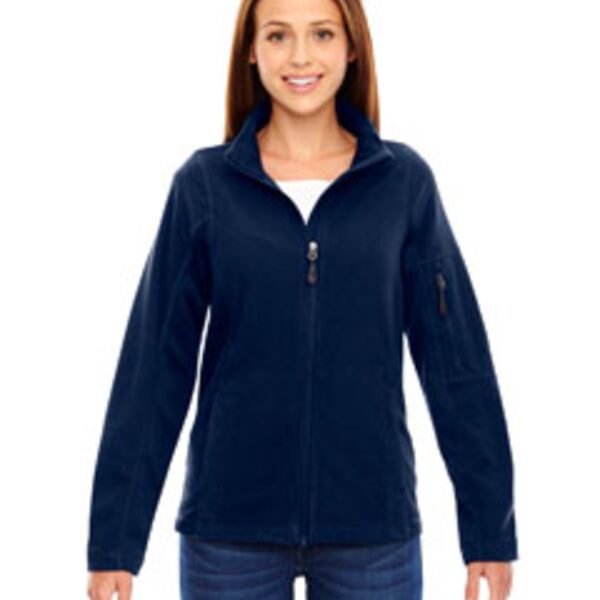 North End Ladies' Generate Textured Fleece Jacket Thumbnail